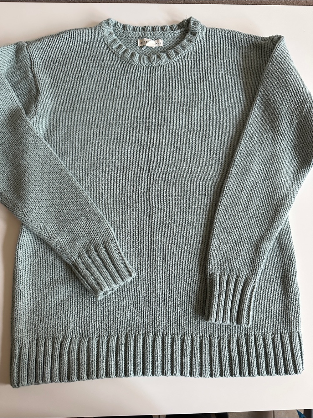 Aeropostale Seafoam Green Crewneck Sweater